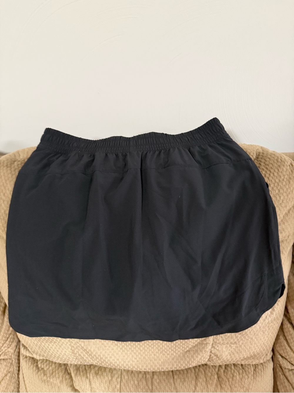 Slazenger Black Athletic Mini Skirt with Elastic Waist